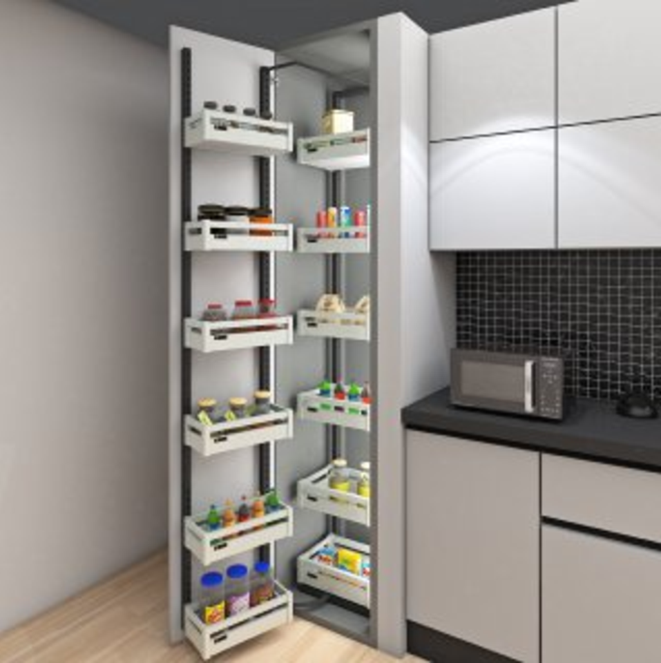 Pantry Pullout SS Satin Finish